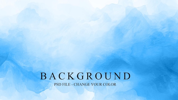 PSD blue color splatter texture background