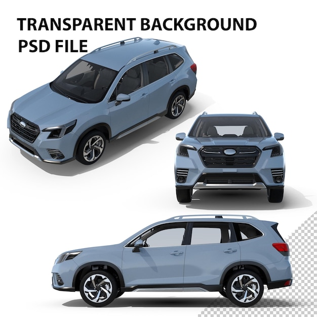 Suv crossover compatto blu png