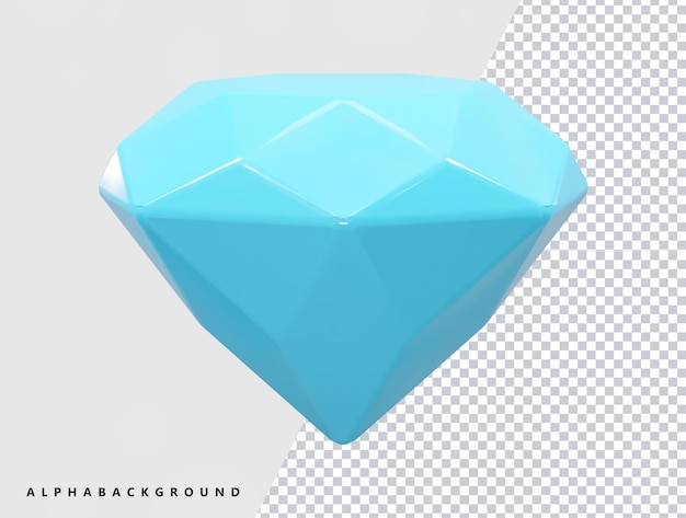 PSD a blue diamond with the text blue background