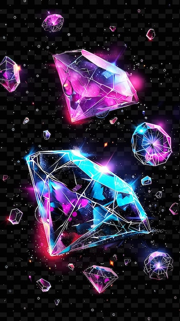 PSD i diamanti blu sono il colore dell'universo.