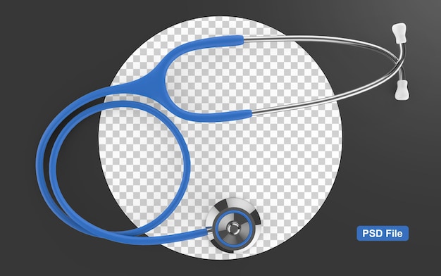 Blue doctor stethoscope