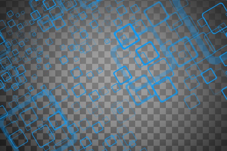 PSD blue geometric background for technology and business