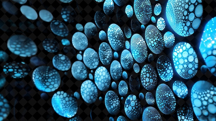 PSD blue glass beads are a common form of light blue