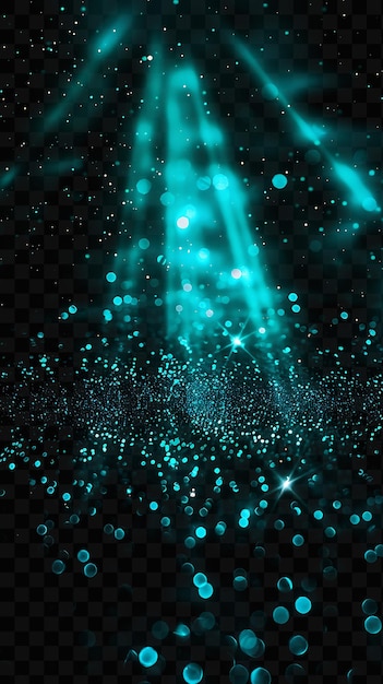 PSD a blue glowing background with particles and stars