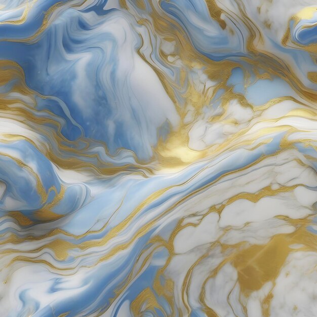 Blue and gold marble background