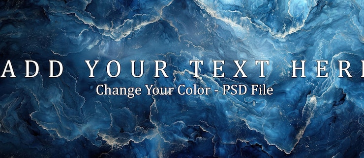 PSD a blue and gold swirl pattern with a starburst effect