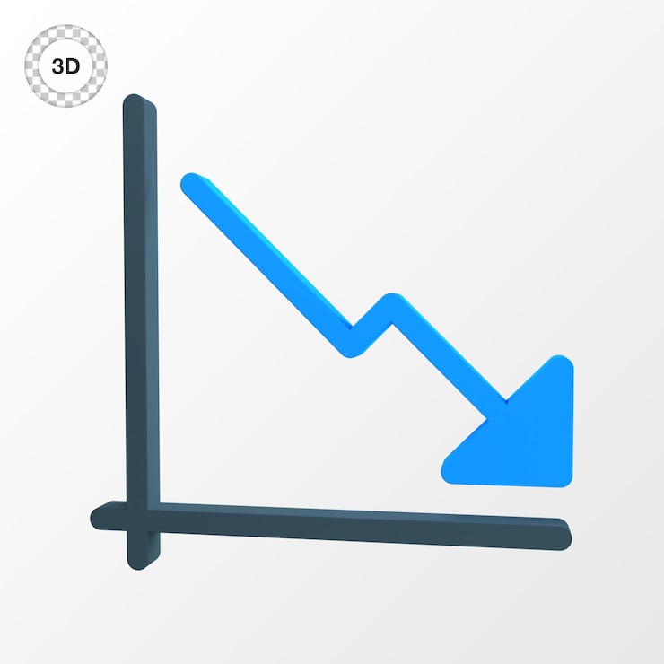 PSD a blue graph with a blue arrow pointing up.
