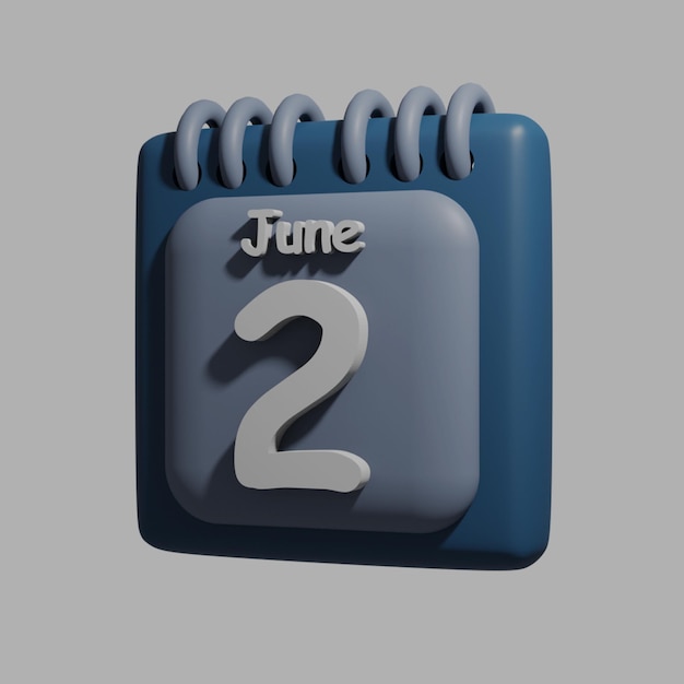 A blue and gray calendar with the date january 20 on it.