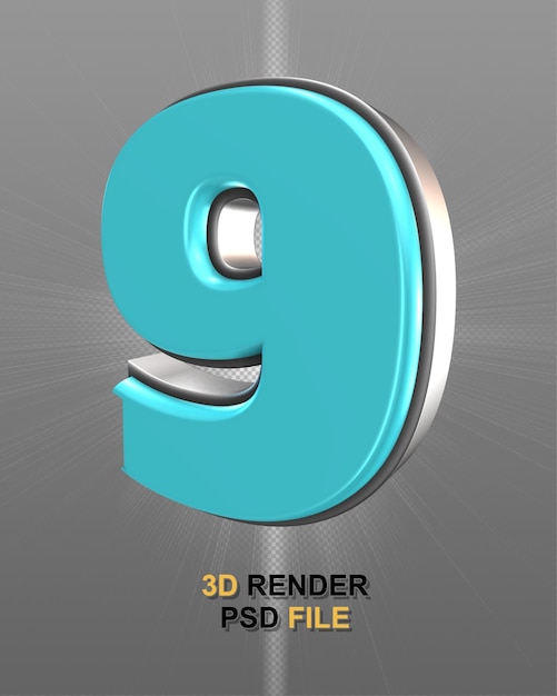 藍色和綠色 3D 模型