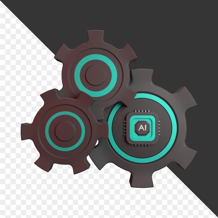 PSD a blue and green circular object with the word l on it