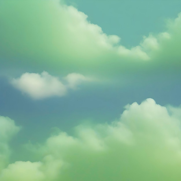 PSD blue and green skies with smooth color transition