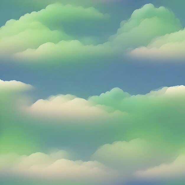 PSD blue and green skies with smooth color transition