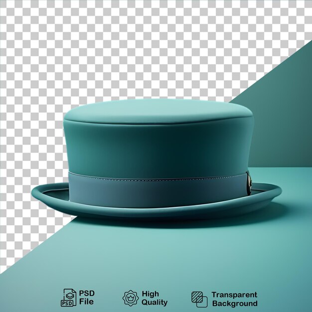 PSD blue hat isolated on transparent background png file