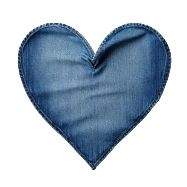 PSD a blue heart with a pocket that says  a  on it