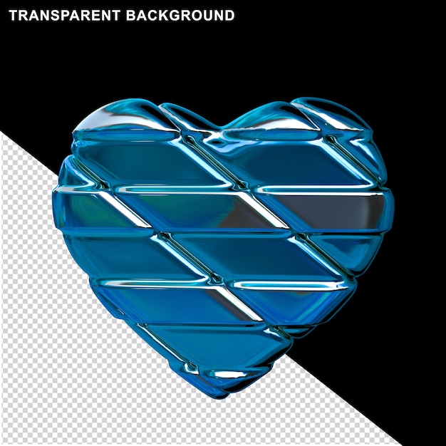 PSD blue heart