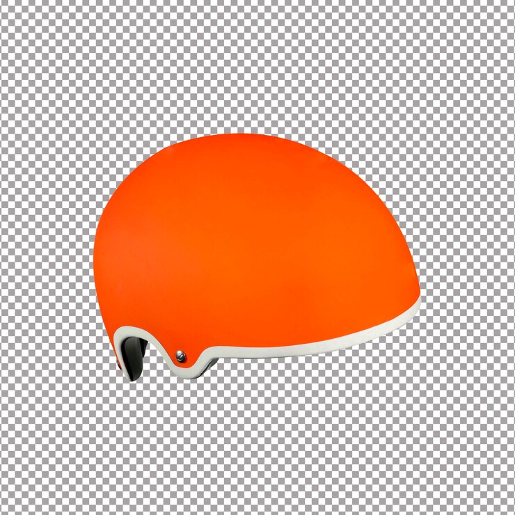 PSD blue helmet on a white background