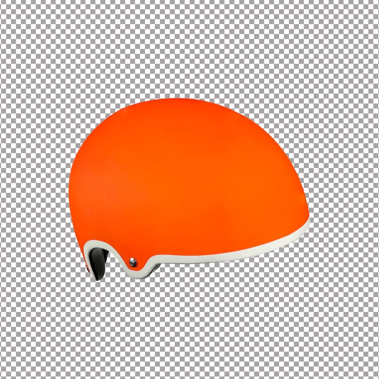 PSD 白い背景の青いヘルメット
