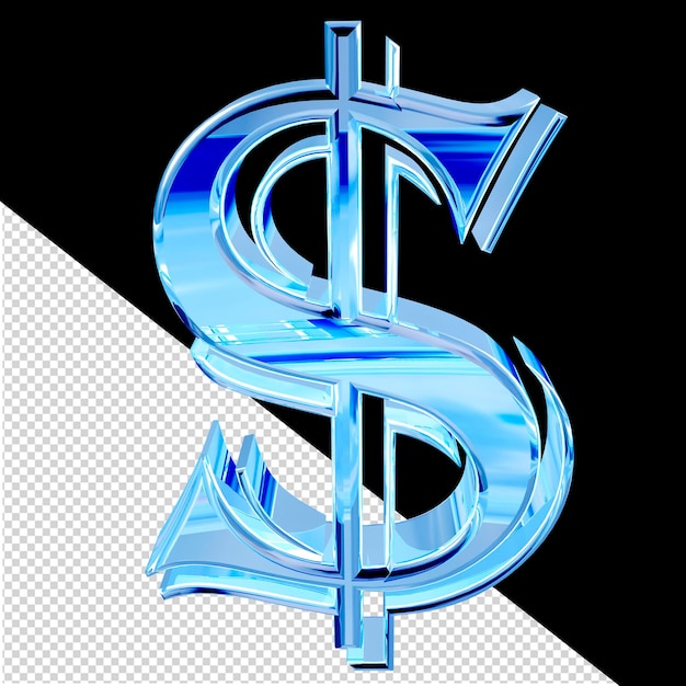 PSD blue ice symbol