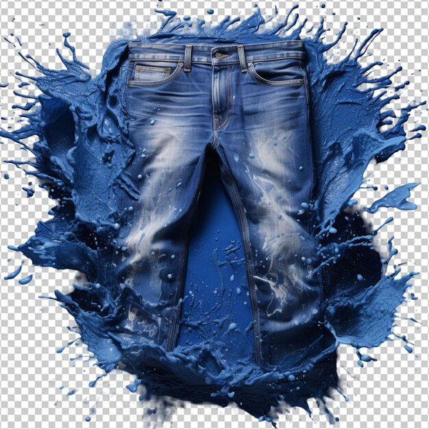 PSD jeans blu png