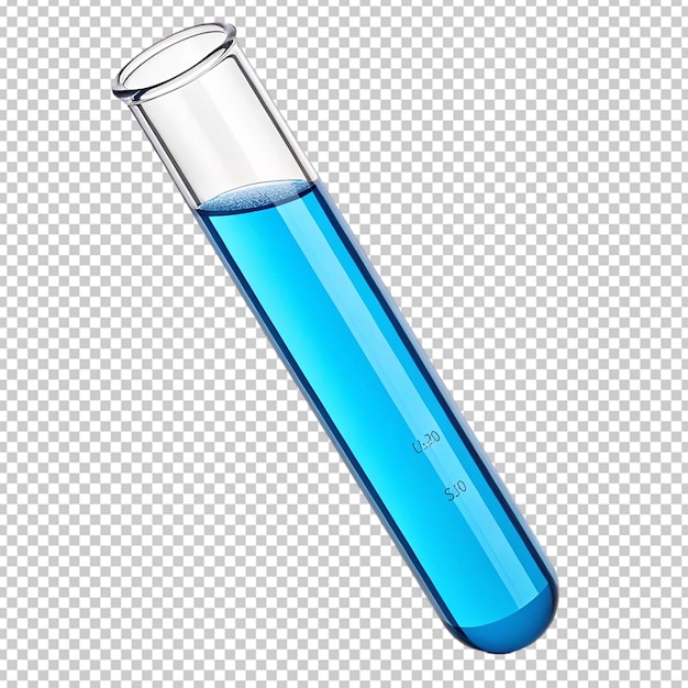 blue liquid in test tube