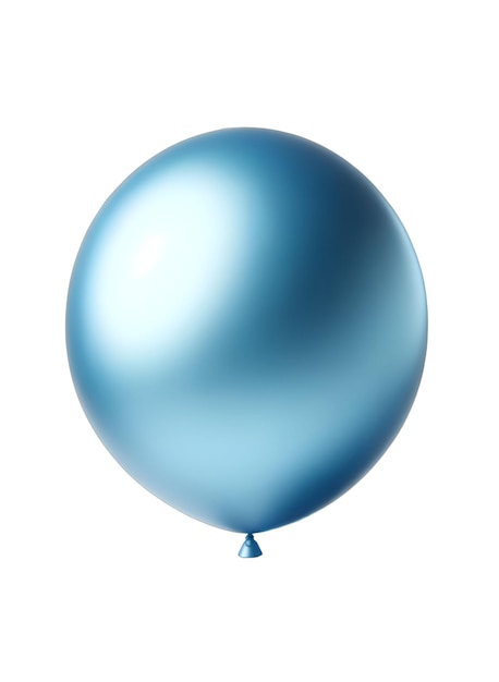 Blue matte balloon
