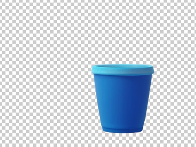 PSD a blue monday concept of blue cup