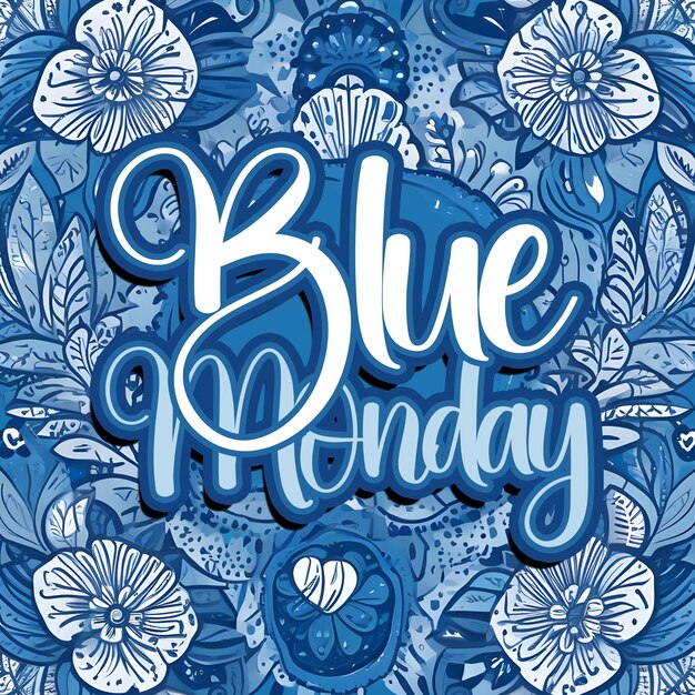 Premium PSD Blue monday the most depressing day of the year social