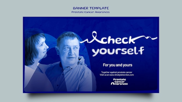 Blue november horizontal banner template