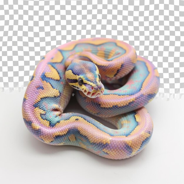 PSD a blue and orange snake with a blue and orange body and a blue and orange body