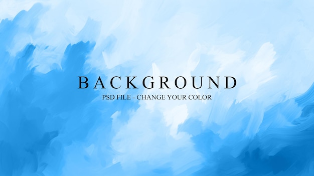 PSD blue paint stroke background