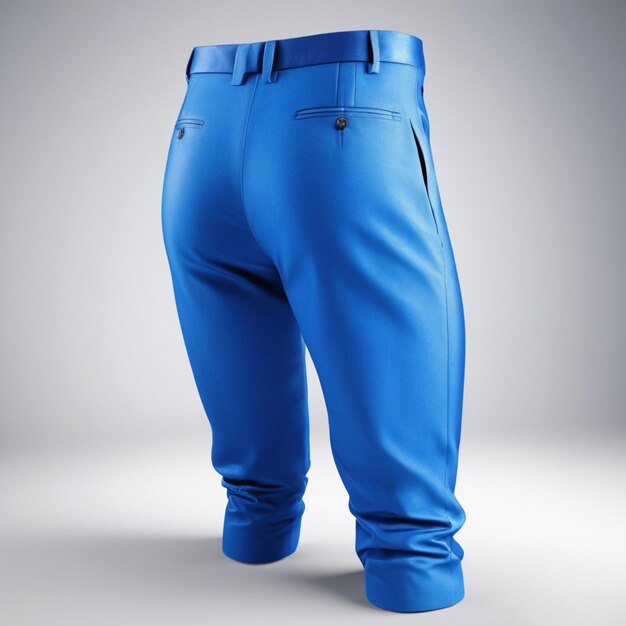 PSD blue pant psd on a white background