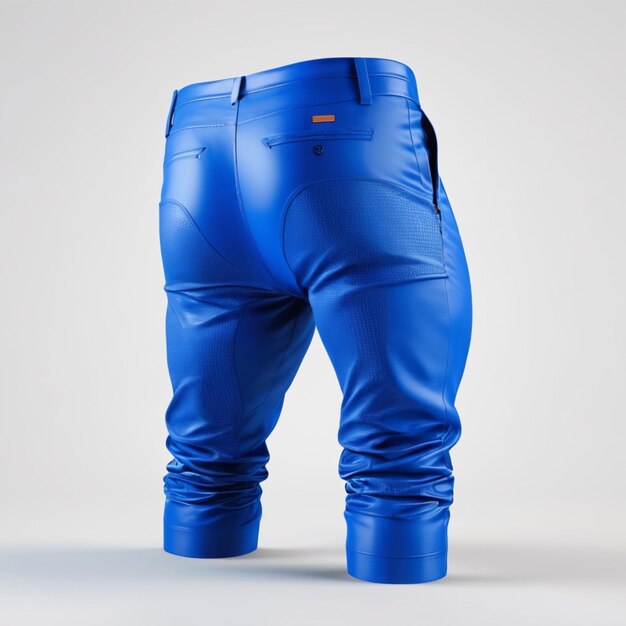 PSD blue pant psd on a white background