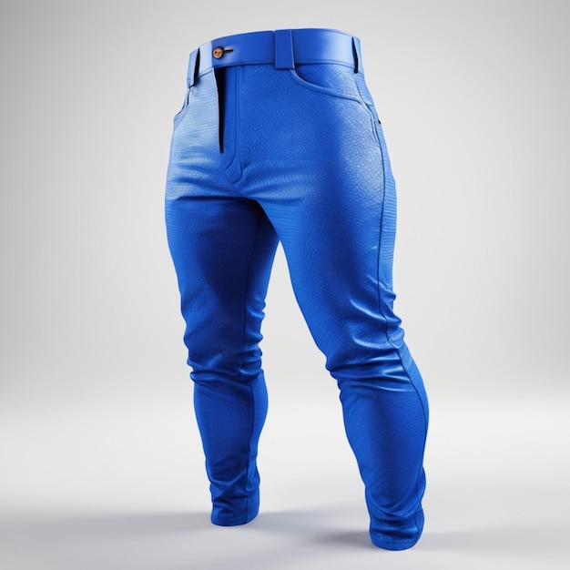 PSD blue pant psd on a white background