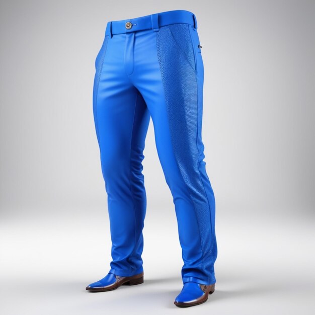 Blue pant psd on a white background