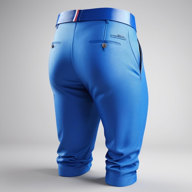 PSD psd pantaloni blu su sfondo bianco