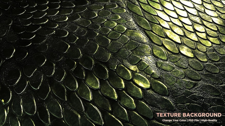 PSD blue patent exotic python skin skin texture