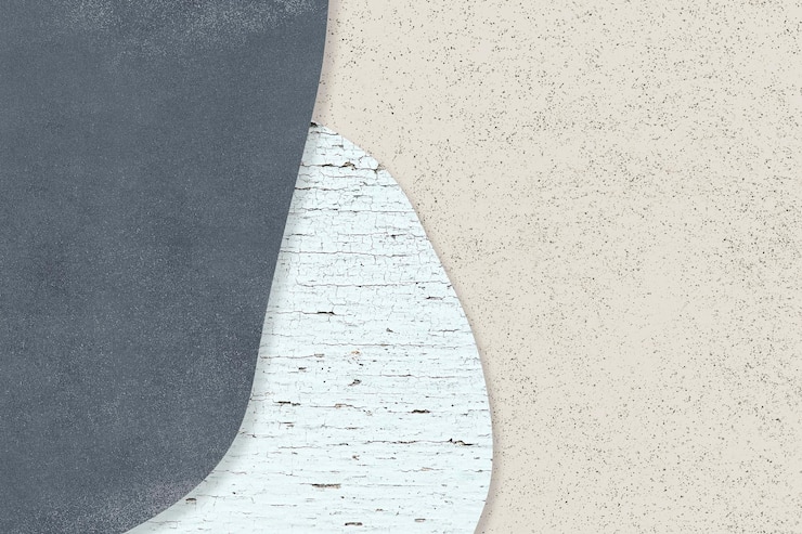 PSD blue pattern on beige background vector