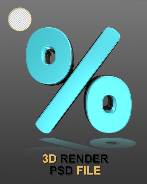 블루 플라스틱 3d