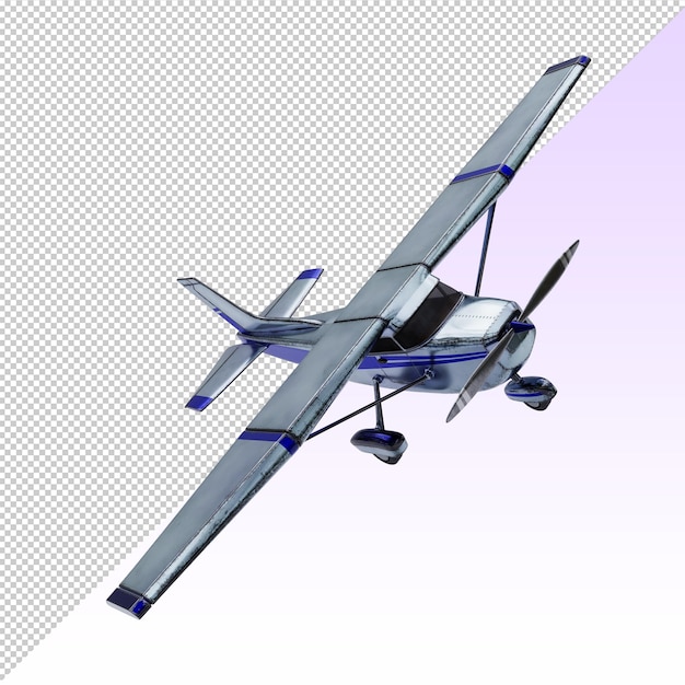 PSD Синий частный и коммерческий самолет