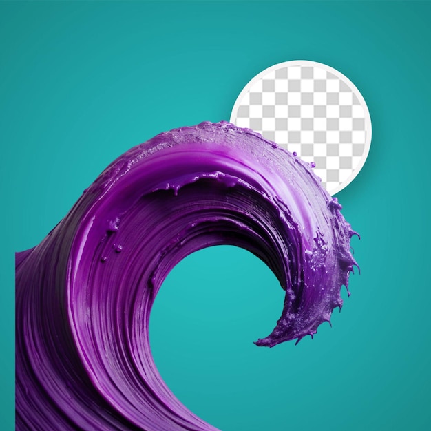 PSD blue and purple 3d wave