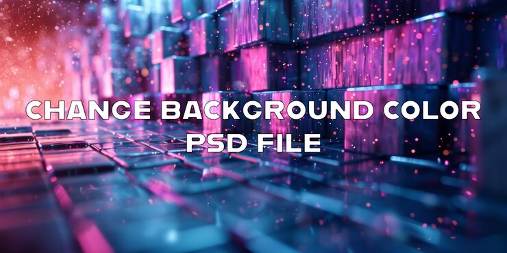 PSD a blue and purple background with a lot of sparkles