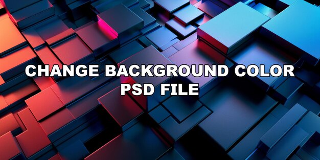 PSD a blue and red background with a lot of squares stock background