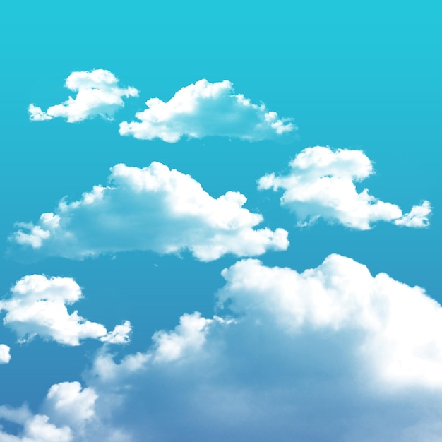 雲の青い空と 雲の言葉の青い天