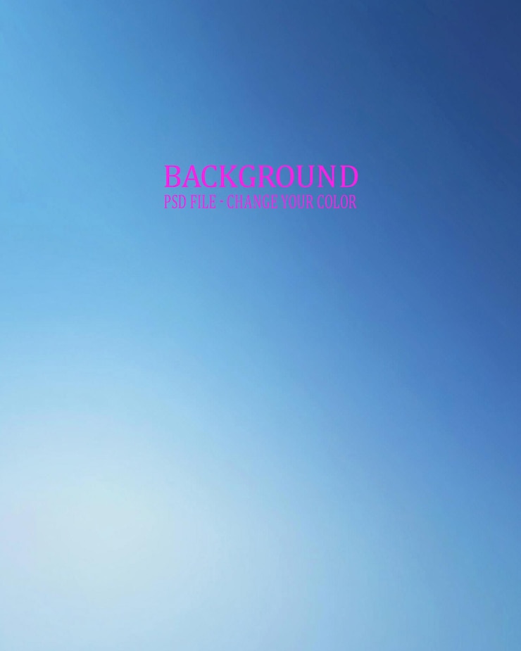 PSD a blue sky with the words the graphics on it
