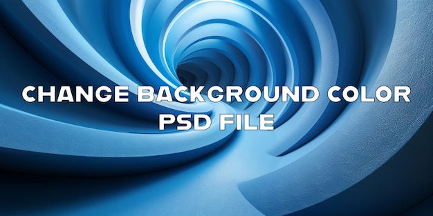 PSD a blue spiral with a white border