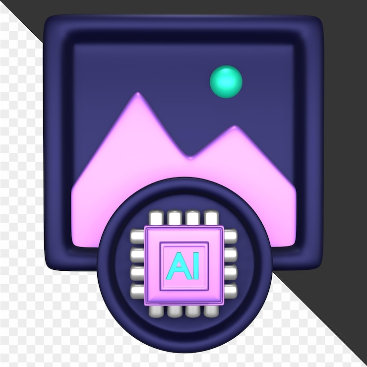 PSD a blue square with a pink square with a green dot on it