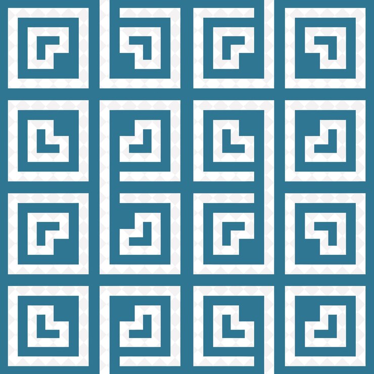 PSD the blue squares on the white background are the first to be shown in the series