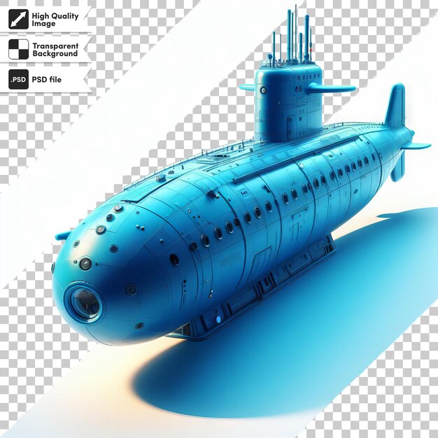 PSD a blue submarine with the words  air force  on the bottom