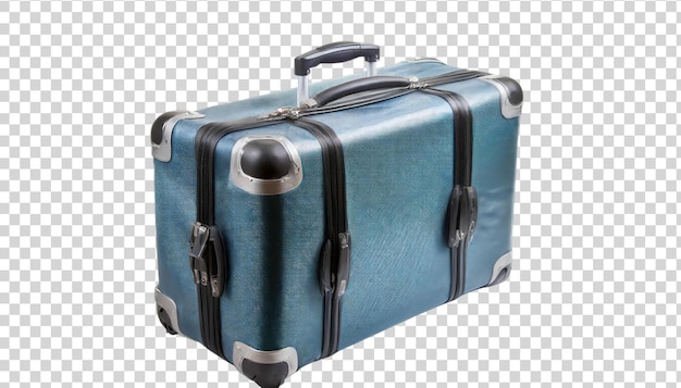 PSD valigetta blu isolata su uno sfondo trasparente