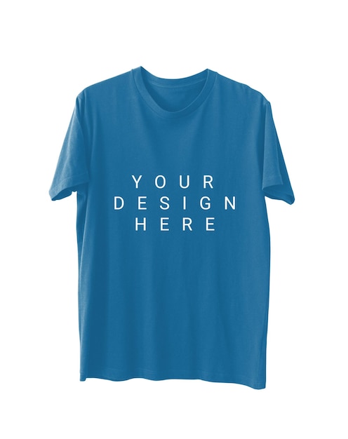 PSD blue t shirt mockup free psd download